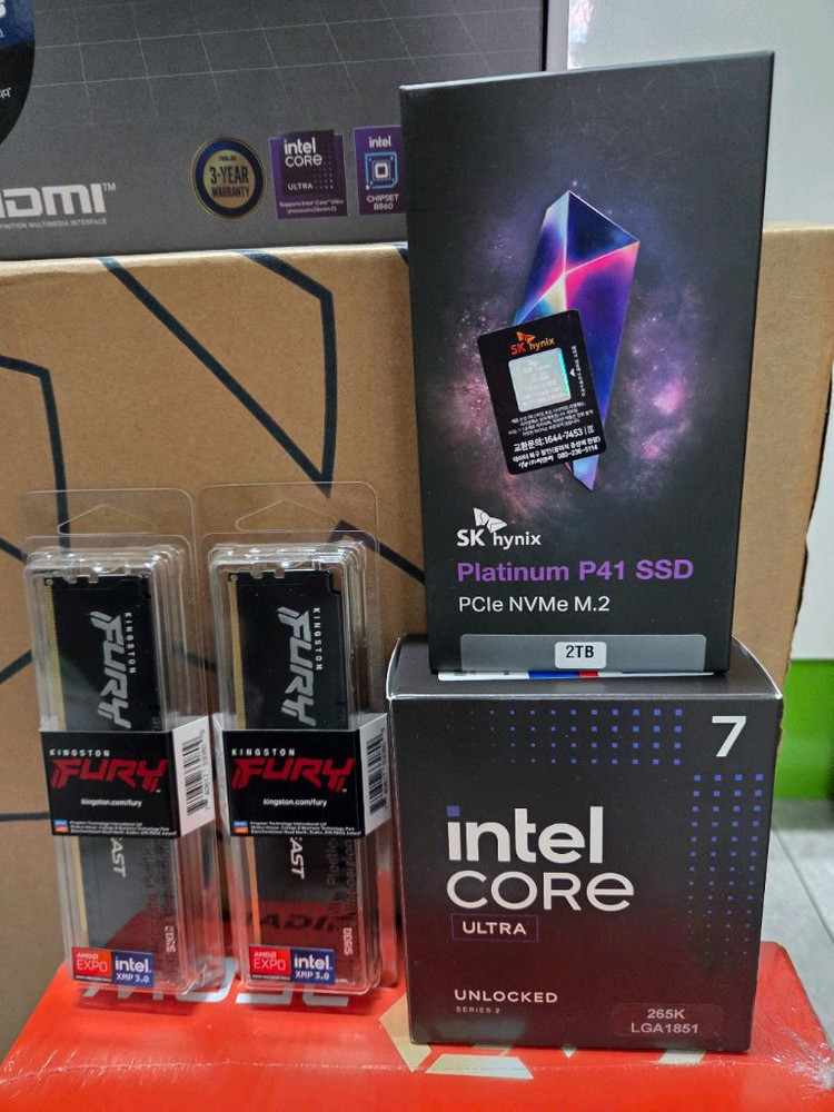 포항) 인텔 15세대 i7 265K, 32GB DDR5, 2TB SSD, 조립PC 부품 이미지