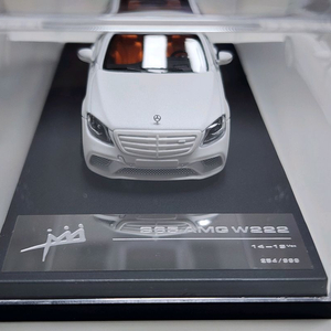 1:64 킹모델 벤츠 W222 S65AMG 화이트 다이캐스트 이미지