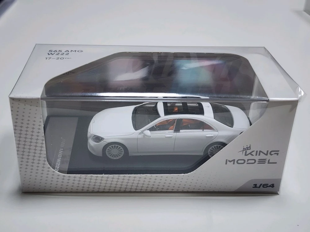 1:64 킹모델 벤츠 W222 S65AMG 화이트 다이캐스트 이미지