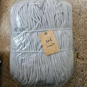 급매 원형 로프 회색 신발끈 1000개 묶음