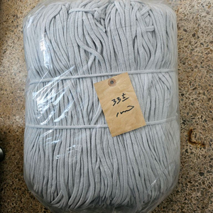 급매 원형 로프 회색 신발끈 1000개 묶음