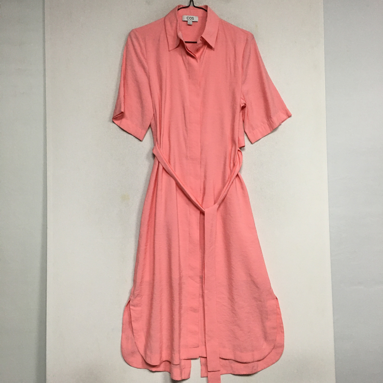 COS 코스 벨티드 미디 셔츠 드레스 원피스 32--2