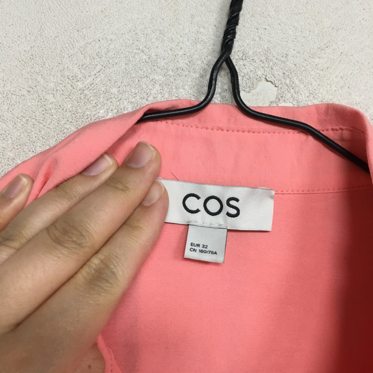 COS 코스 벨티드 미디 셔츠 드레스 원피스 32--3