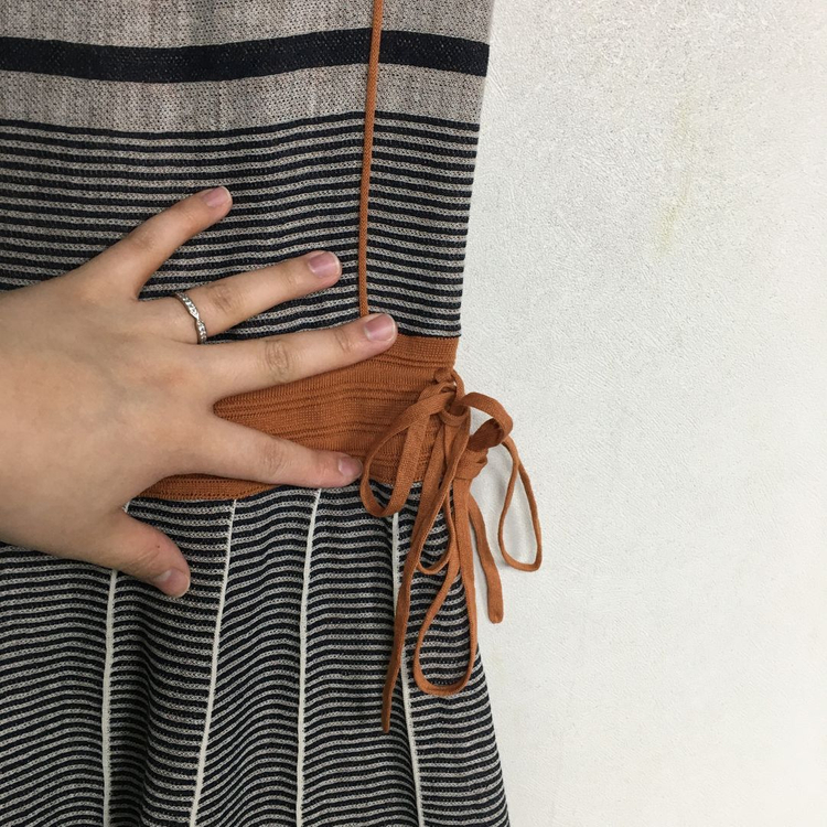 MINE 마인 플레어 니트 원피스 F 이미지