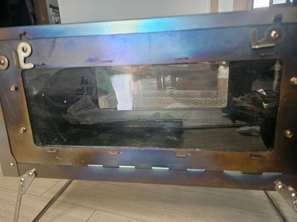 티타늄접이식 화목난로 22년식 불보기창 3개 이미지