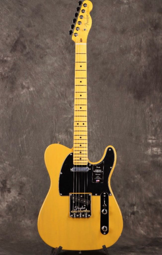 펜더 아메리칸 프로페셔널2 텔레캐스터 일렉기타 버터스카치 블론드 이미지