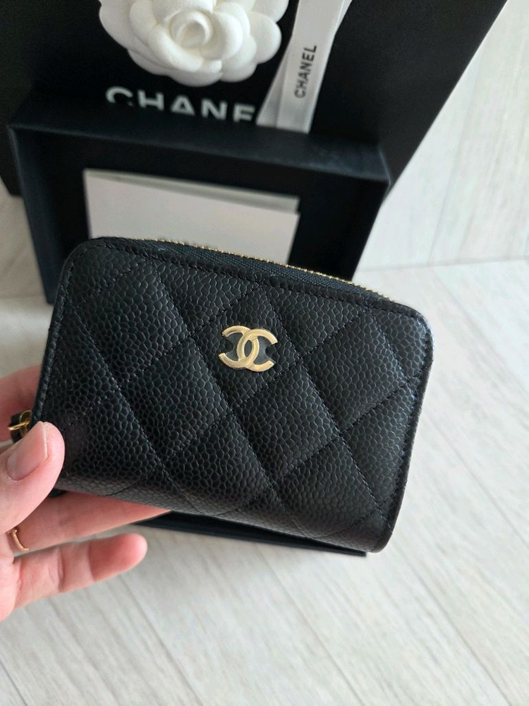 샤넬 지퍼돌이 카드지갑 새상품 이미지
