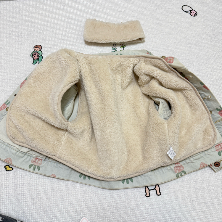 리미떼두두 연청 딸기 자켓 M 100--1