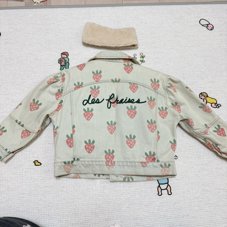 리미떼두두 연청 딸기 자켓 M 100--2
