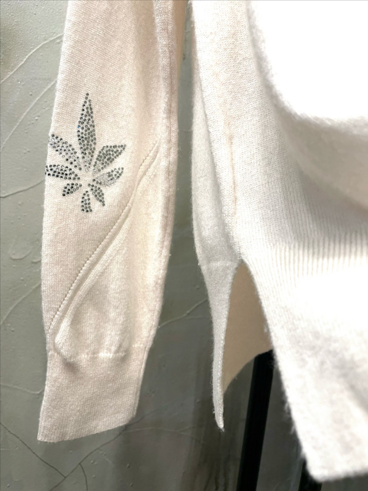 berenice 아이보리 캐시미어 봄 니트 55--6