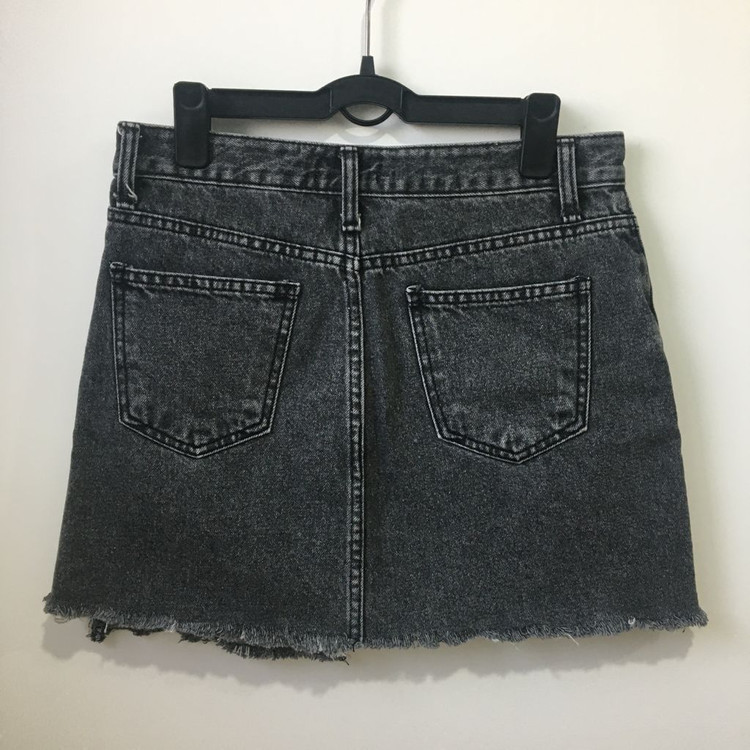 흑청 미니 스커트 M사이즈 치마 이미지