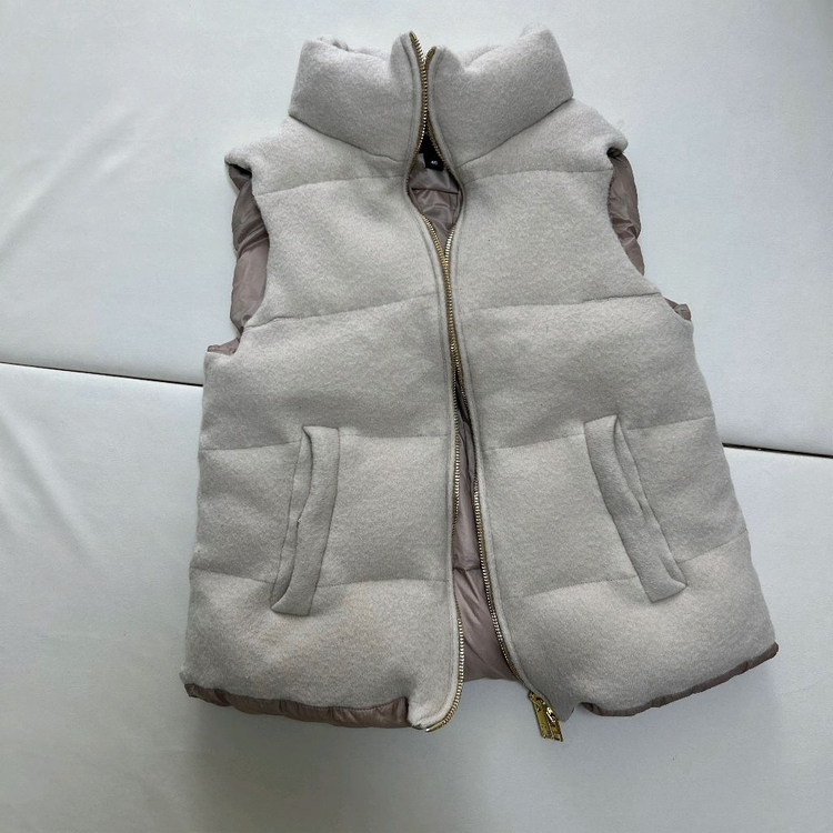 페트레이 여성 모직 패딩조끼 이미지