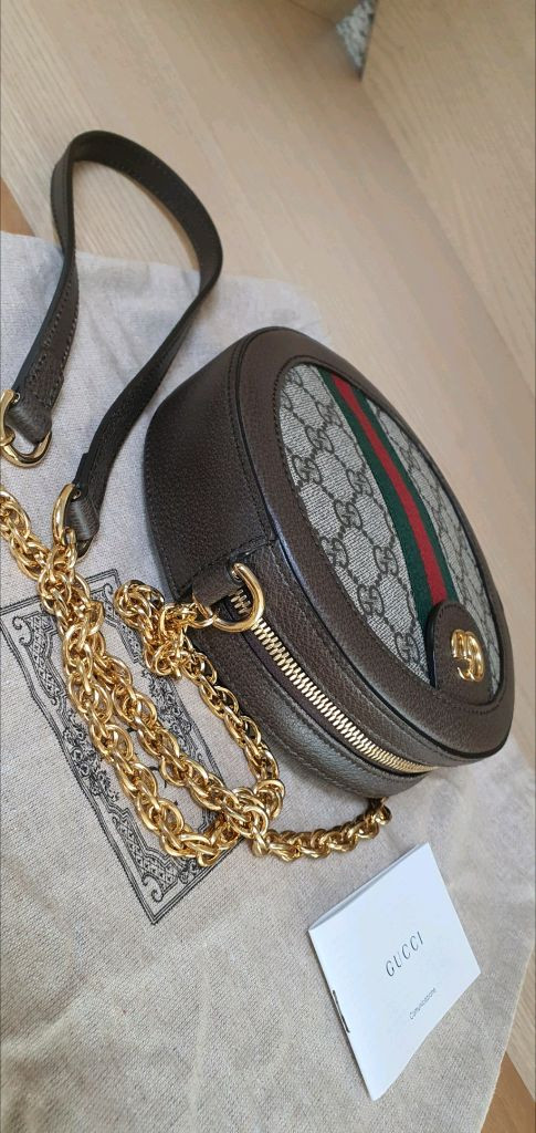 구찌 오피디아 탬버린백/크로스백 새상품급 정품(감정O)프라다루이비통디올고야드샤넬셀린느보테가생로랑발렌시아가버버리가방 이미지