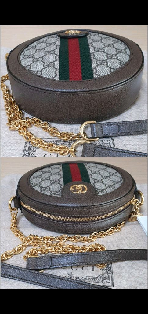 구찌 오피디아 탬버린백/크로스백 새상품급 정품(감정O)프라다루이비통디올고야드샤넬셀린느보테가생로랑발렌시아가버버리가방 이미지