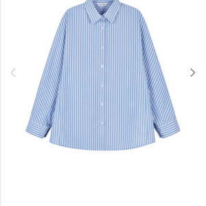 시에 sie 포유온 로우슈가 나그랑 스트라이프 셔츠 팜 이미지