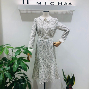 1회착용) 잇미샤 플라워 레이스 블라우스&스커트 투피스 세트