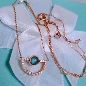 디디에두보 14k엘로러프다이아양면목걸이가격내림 이미지