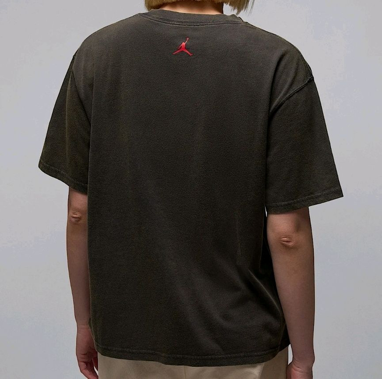 나이키 조던 그래픽 반팔티셔츠 블랙 w루즈핏L(실제11 이미지