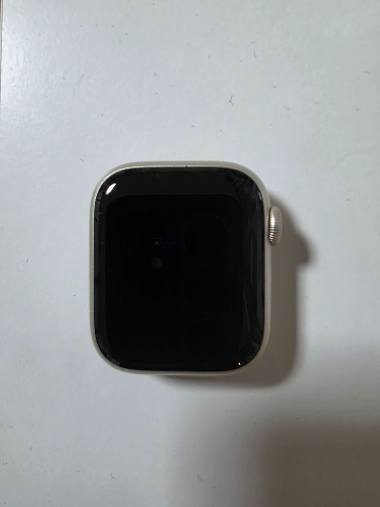 애플워치 9 41mm 스타라이트 이미지