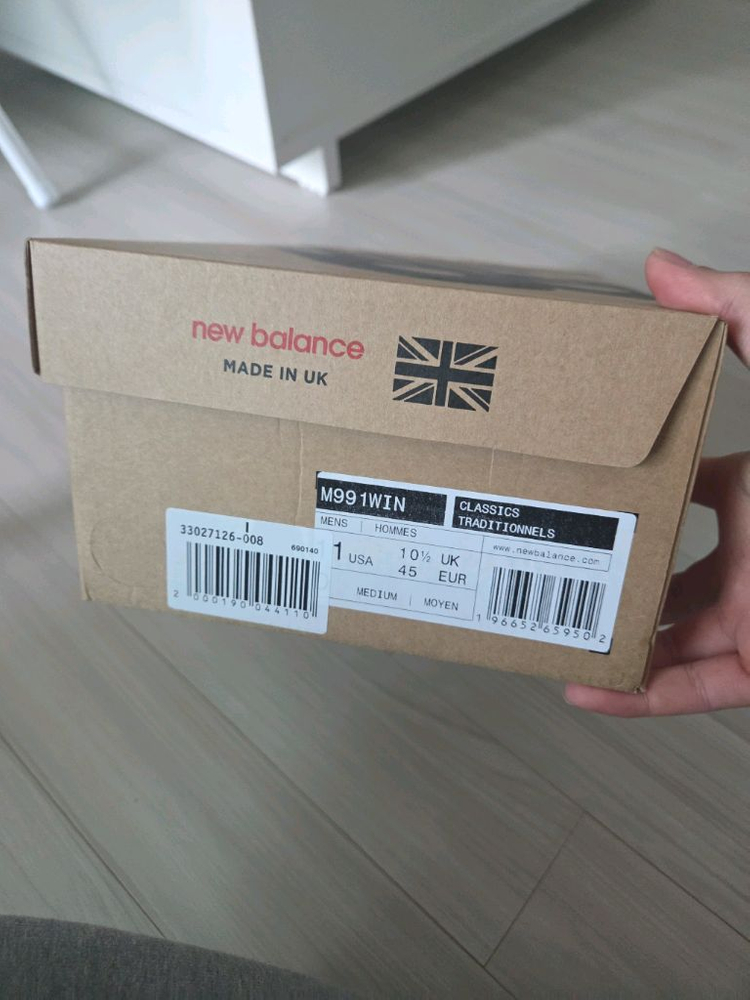 (새상품) 뉴발란스 991 크림베이지 290 (m991win) 이미지