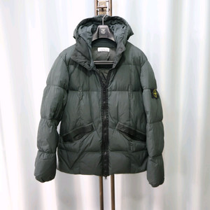스톤아일랜드 크링클랩스 카키 패딩 점퍼 XL/105 이미지