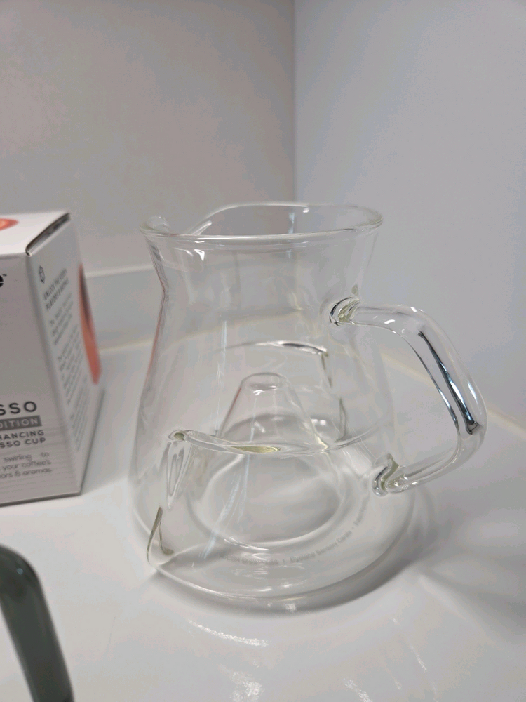 에이프릴 글라스 서버, 유리잔, 아벤시 사이클론 카라페, 아벤시 세라믹 센서리컵 로즈골드 이미지