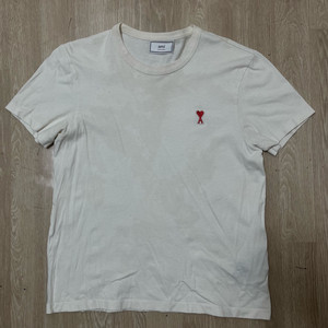 아미 AMI 여성 로고 자수 반팔티 M(95)