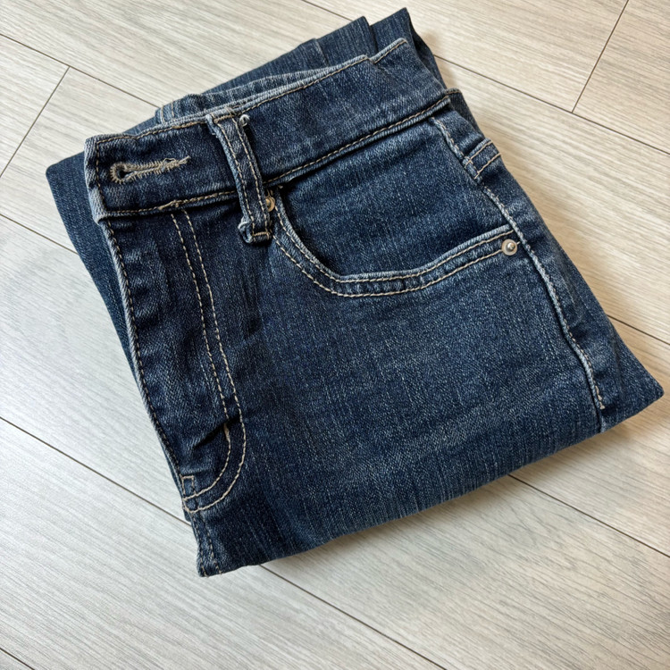 렌느 진청 데님 슬림핏 여성 청바지 m--3