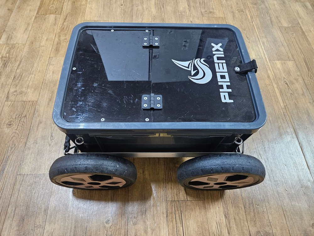 해루질용품 일괄 렌턴, 조과통, 뜰채, 가슴장화 이미지