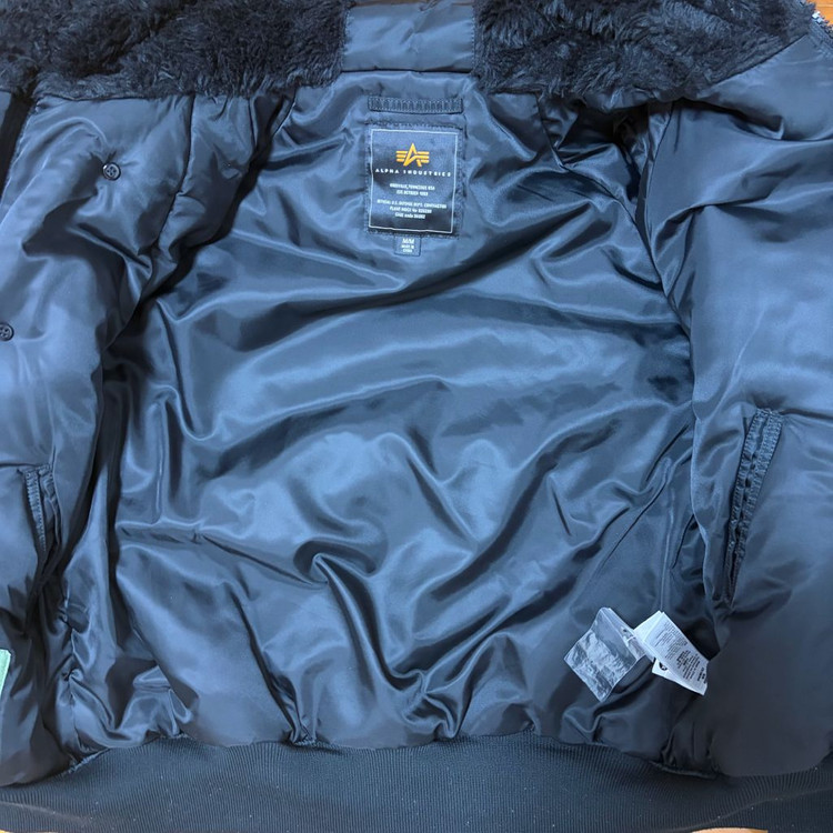 알파인더스트리 N-2B 항공자켓 블랙 / M 이미지