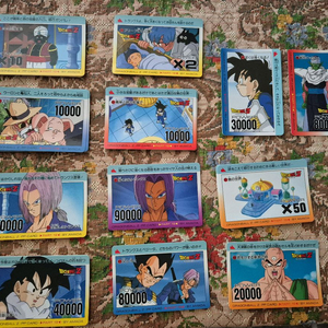90년대 드래곤볼 dragon ball 카드 일본판 일판 (장당 500원) 낱개판매, 일괄판매 모두 가능합니다 이미지