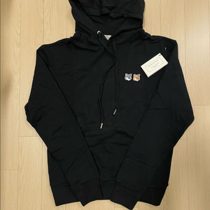 [실착 1회] 메종키츠네 더블폭스 후드티 블랙 L