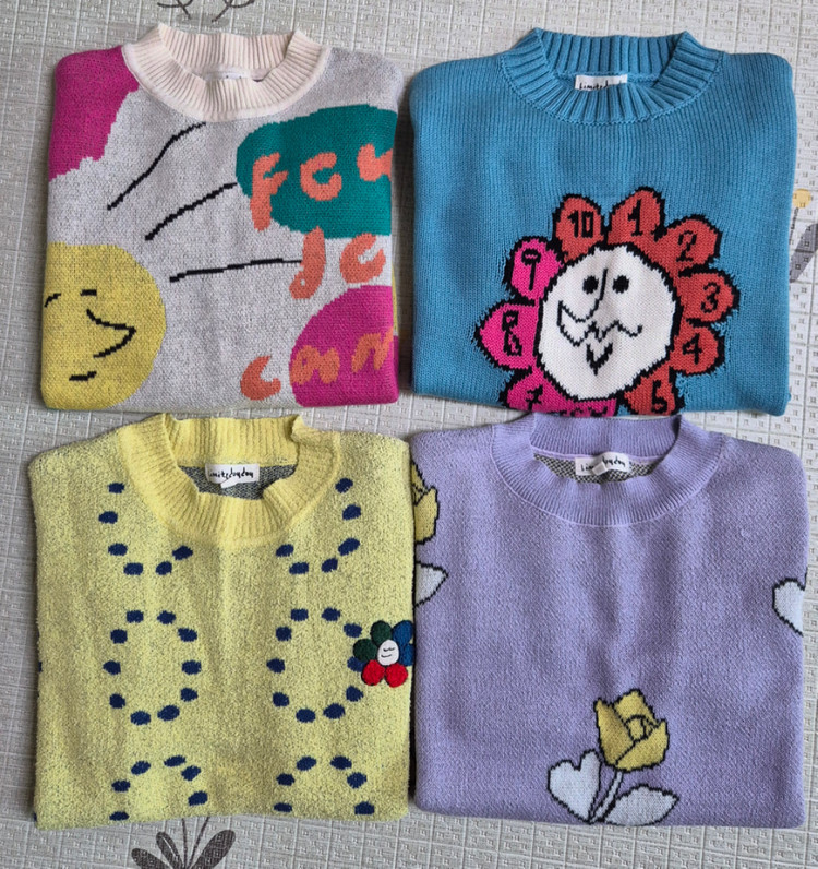 리미떼두두 봄 니트 M(100) 일괄 택포--0