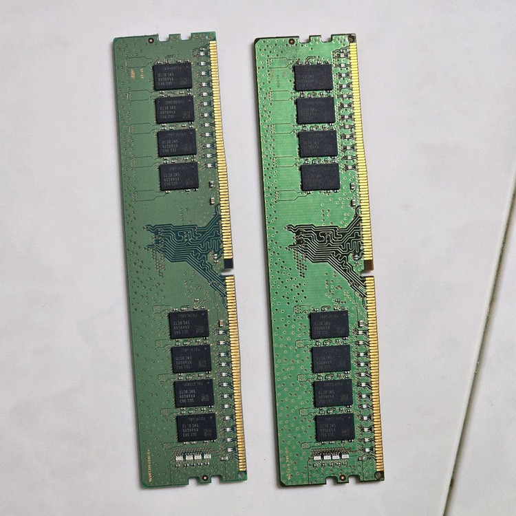 삼성 16gb 메모리카드 SAMSUNG 16GB 2Rx8 PC4-2666V- UB1-11 데스크탑 램16기가 2개 이미지