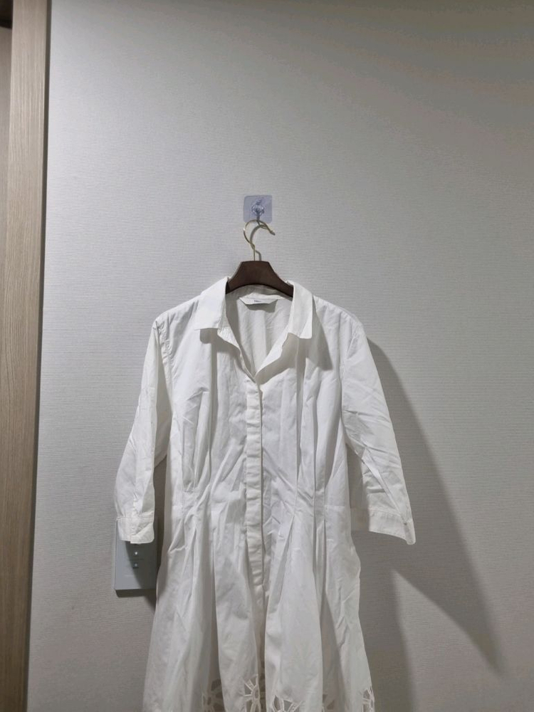 DEWL 듀엘 화이트 셔츠 원피스 이미지