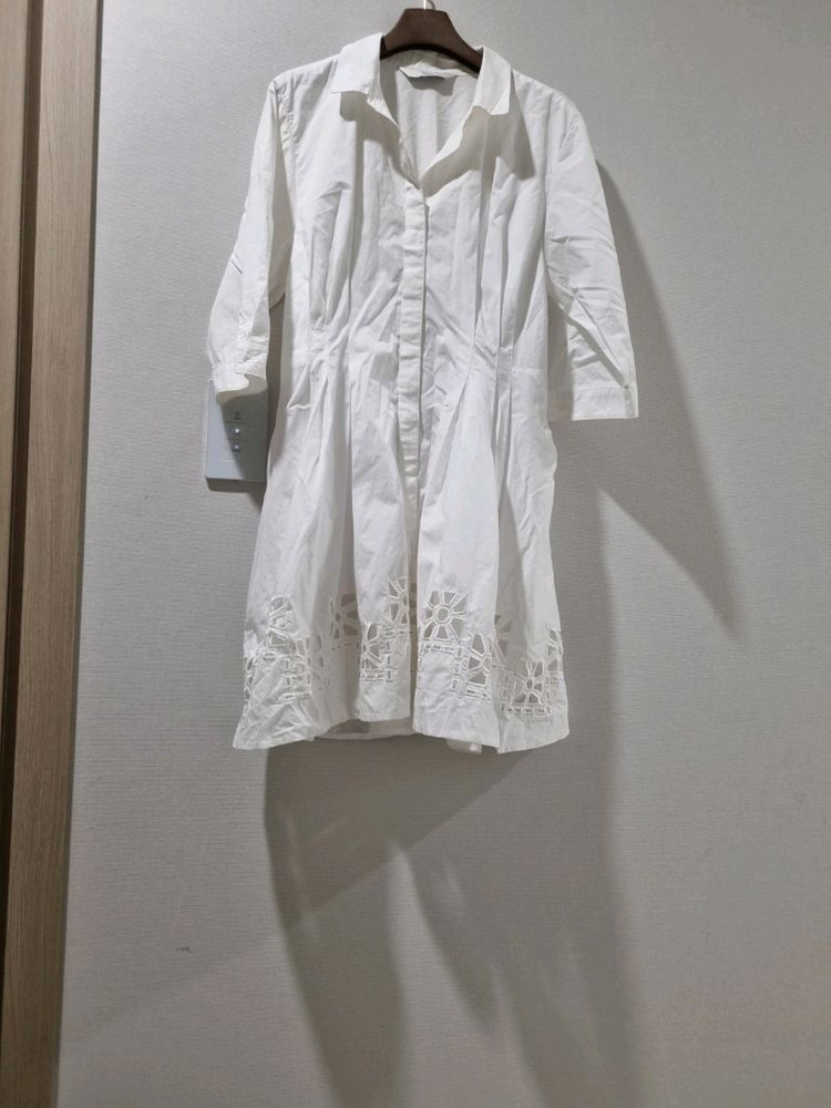 DEWL 듀엘 화이트 셔츠 원피스 이미지