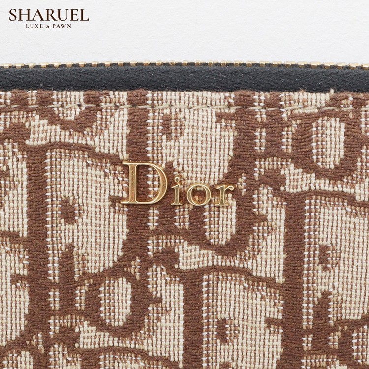 디올 오블리크 자카드 브라운 장지갑 2ESBC252YYE H45E--7