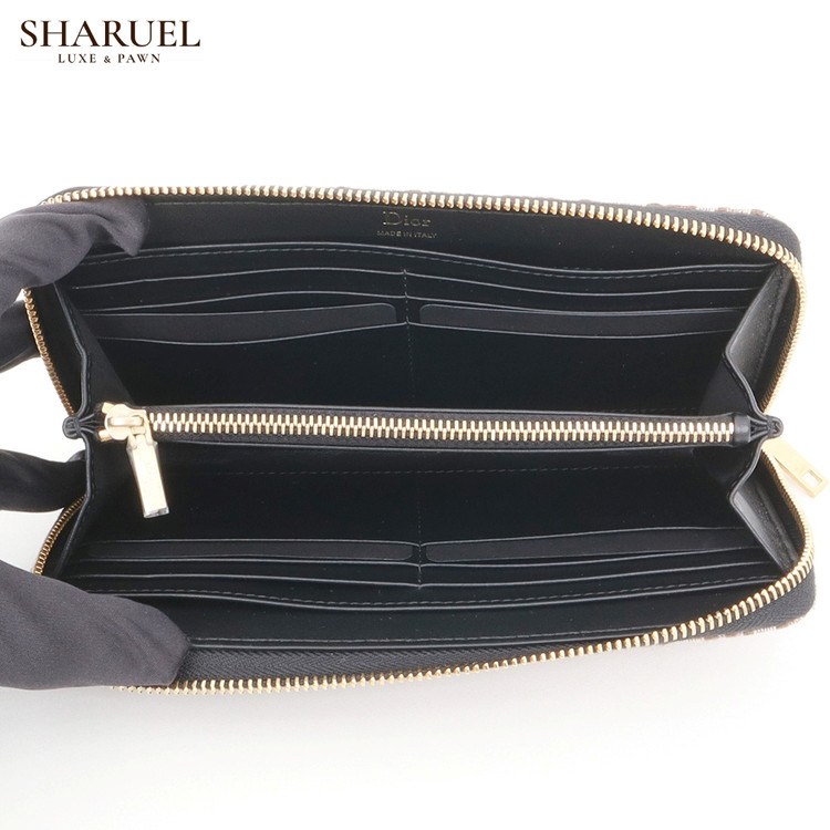 디올 오블리크 자카드 브라운 장지갑 2ESBC252YYE H45E--8