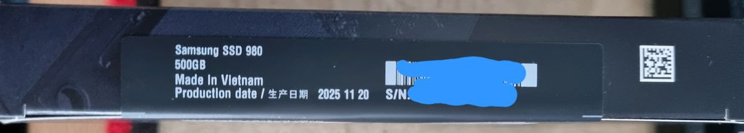 무료배송 미개봉 삼성 SSD 980 500GB NVMe 신상품 이미지