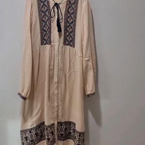 써스데이아일랜드 에스닉 자수 원피스 S (85) 보헤미안 롱원피스