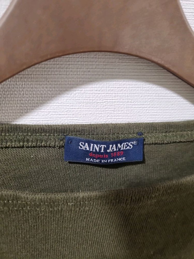 세인트제임스 긴팔 티셔츠 카키 이미지