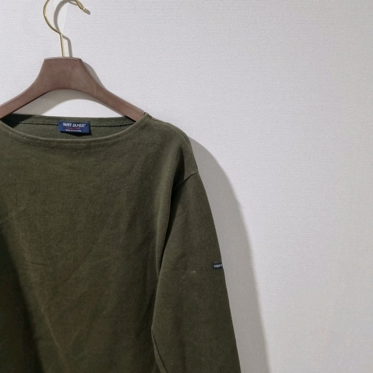 세인트제임스 긴팔 티셔츠 카키 이미지