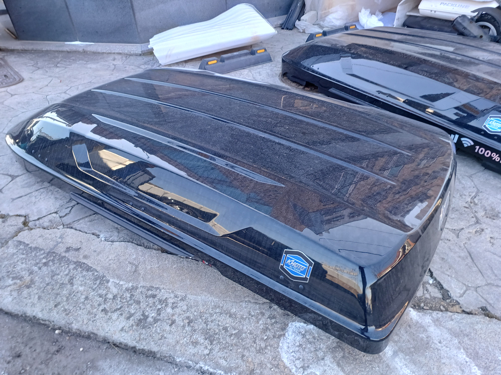 싼타페MX5 코토 일체형루프박스 블랙유광 중고판매--1