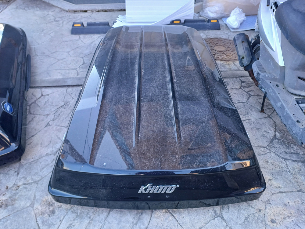 싼타페MX5 코토 일체형루프박스 블랙유광 중고판매--0