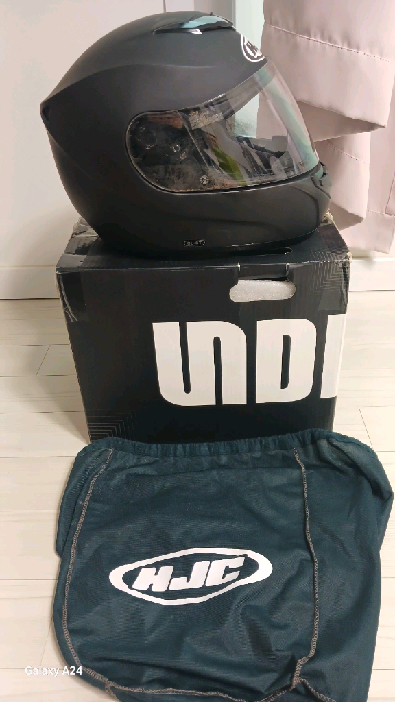 HJC CL-ST 흥진 무광블랙 풀페이스헬멧 (2XL)+HJC 파우치--5