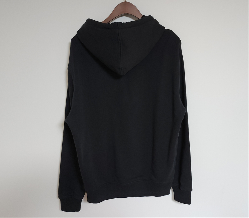 L 아미 블랙 스몰 하트자수 남성 후드티 BFHJ008 730 이미지