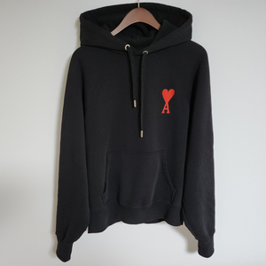 L 아미 블랙 빅하트 남성 후드티 SPEUSW222 747 이미지