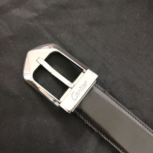 까르띠에 불랙/브라운 양면 가죽벨트 정품 이미지