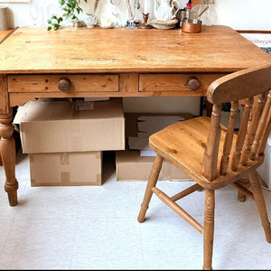 영국 빈티지 가구(테이블, 선반)+의자 판매합니다. 이미지