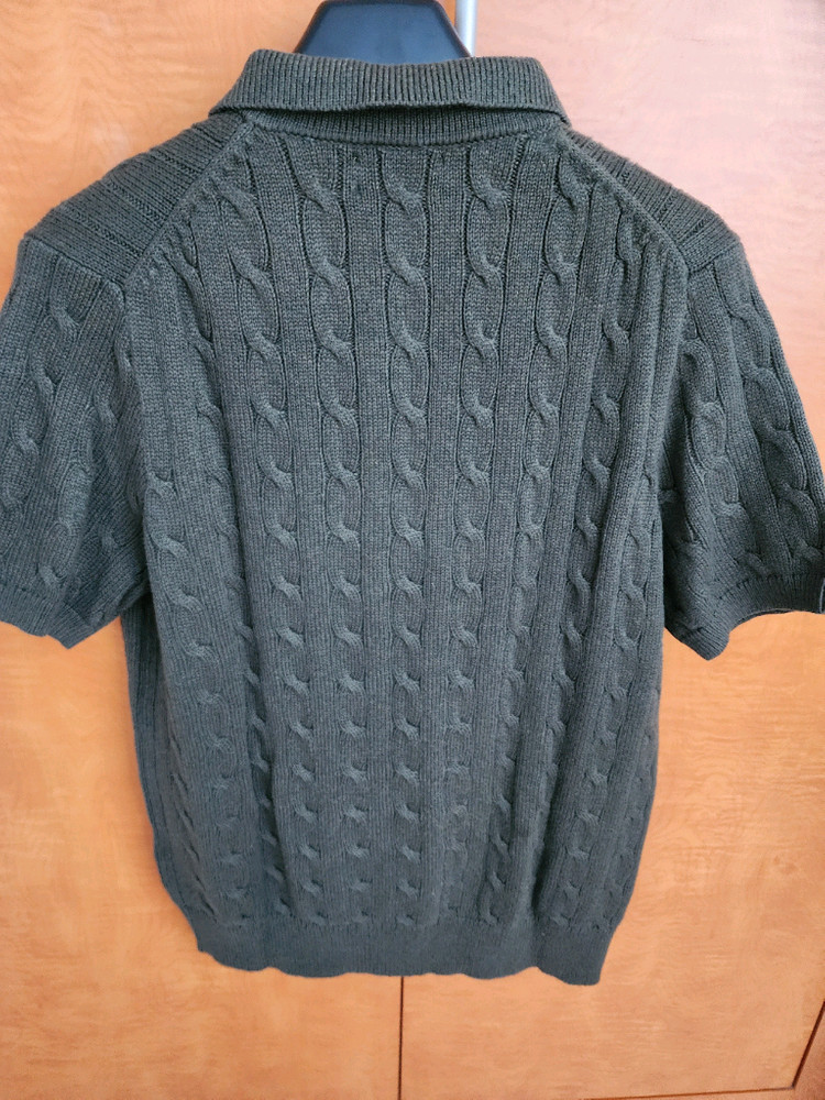 새상품 폴로 꽈배기 반팔 니트 팝니다.--4